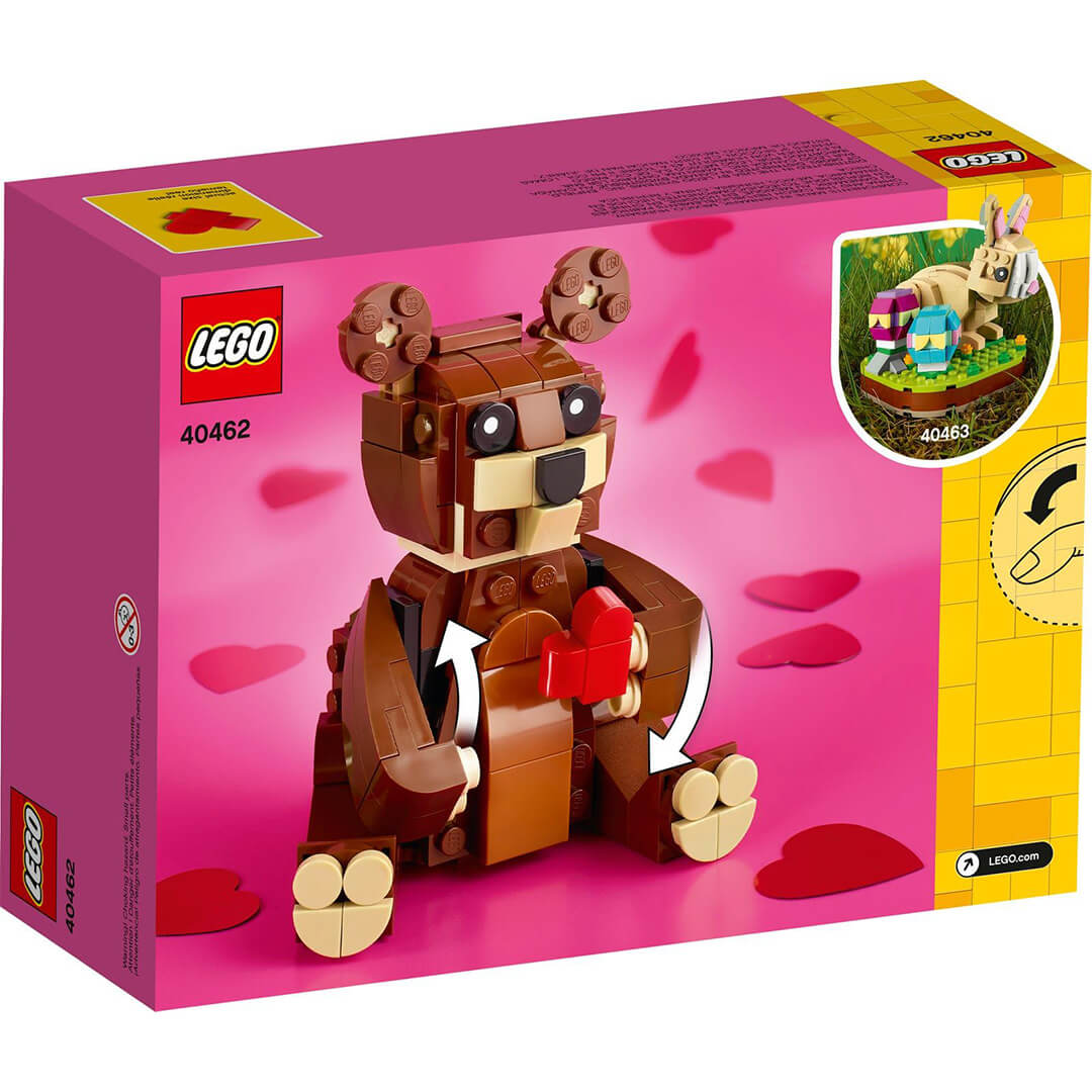 LEGO 40462 Walentynkowy niedźwiedź brunatny opakowanie tył