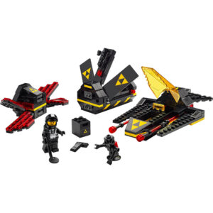 LEGO 40580 Krążownik Blacktron Cruiser złożone