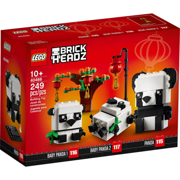 LEGO BrickHeadz 40466 Pandy na Chiński Nowy Rok pudełko front
