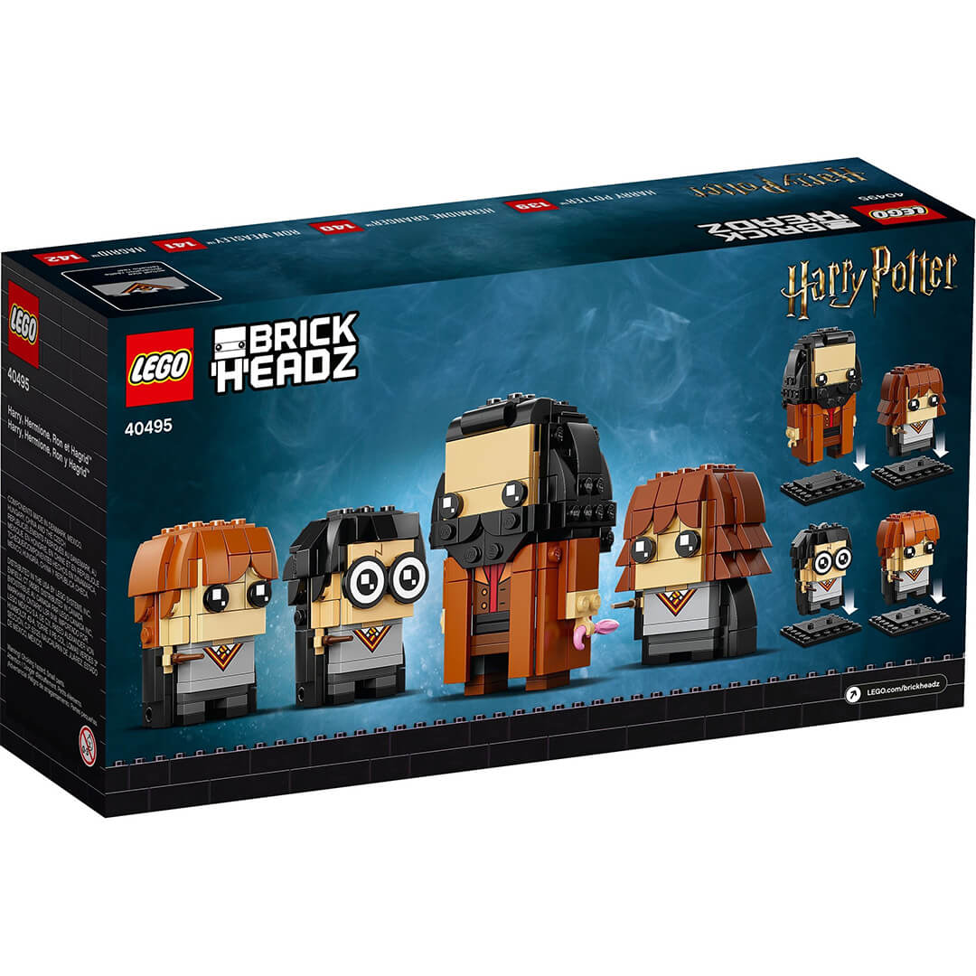 LEGO BrickHeadz 40495 Harry, Hermiona, Ron i Hagrid pudełko tył