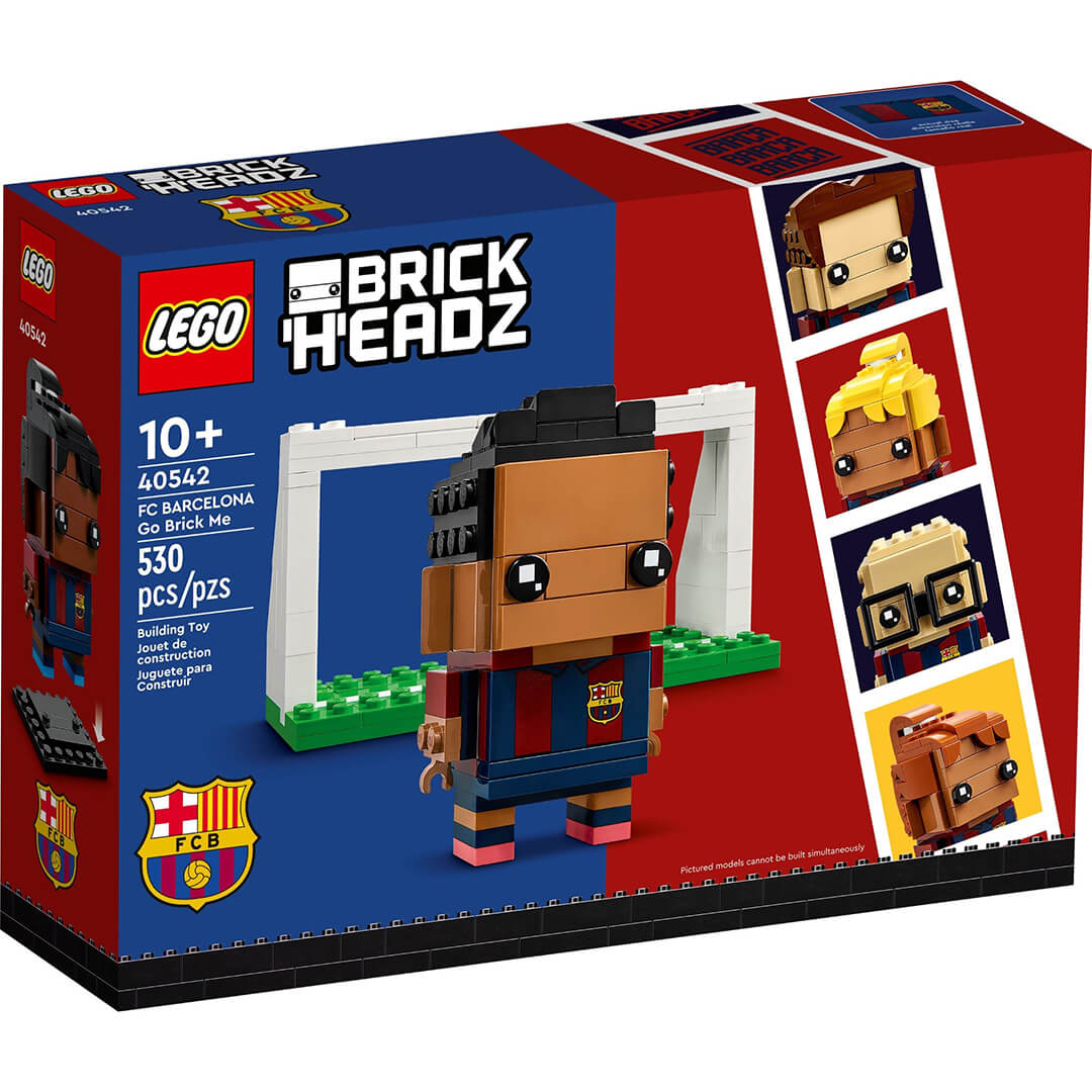 LEGO BrickHeadz 40542 Portret z klocków — FC Barcelona pudełko