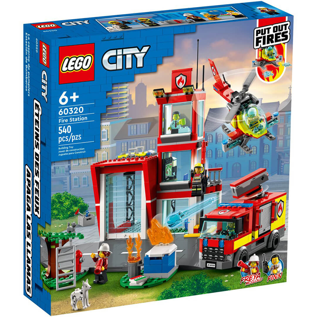 LEGO City 60320 Remiza strażacka pudełko