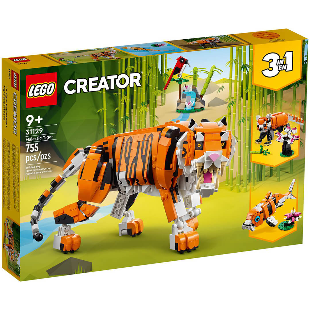 LEGO Creator 3w1 31129 Majestatyczny tygrys pudełko