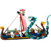 LEGO Creator 3w1 31132 Statek wikingów i wąż z Midgardu ułożony wąż morski