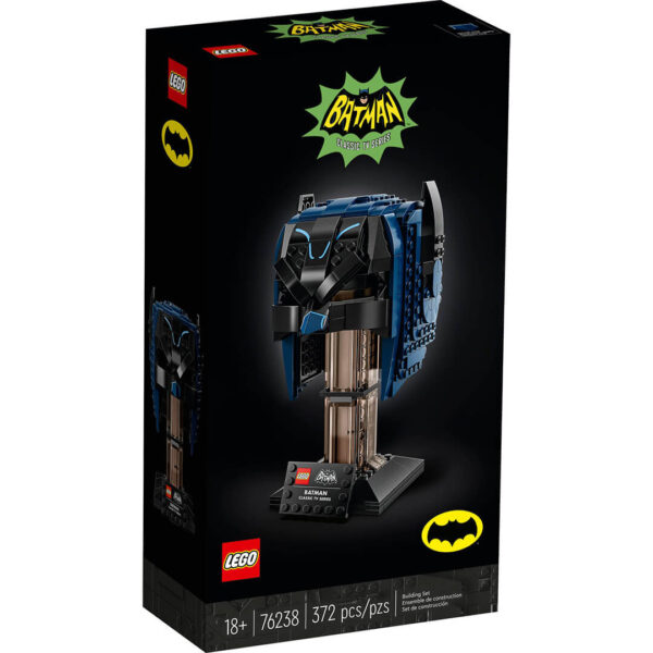 LEGO DC 76238 Maska Batmana z klasycznego serialu telewizyjnego opakowanie