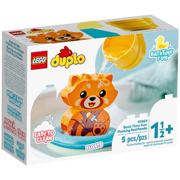 LEGO Duplo 10964 Zabawa w kąpieli pływająca czerwona panda pudełko front