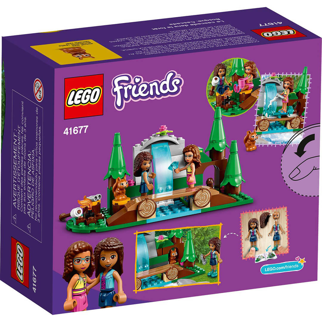 LEGO Friends 41677 Leśny wodospad opakowanie tył