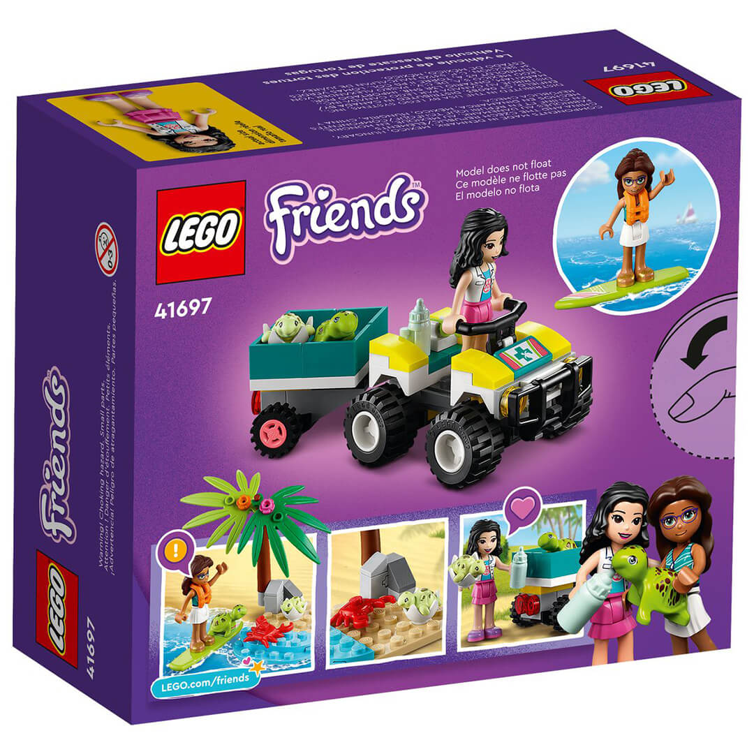 LEGO Friends 41697 Pojazd do ratowania żółwi opakowanie tył