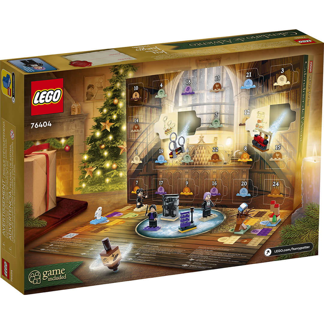 LEGO Harry Potter 76404 Kalendarz adwentowy pudełko tył