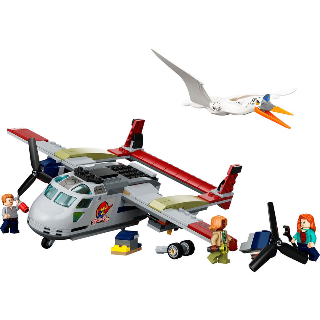 LEGO Jurassic World 76947 Kecalkoatl zasadzka z samolotem ułożone