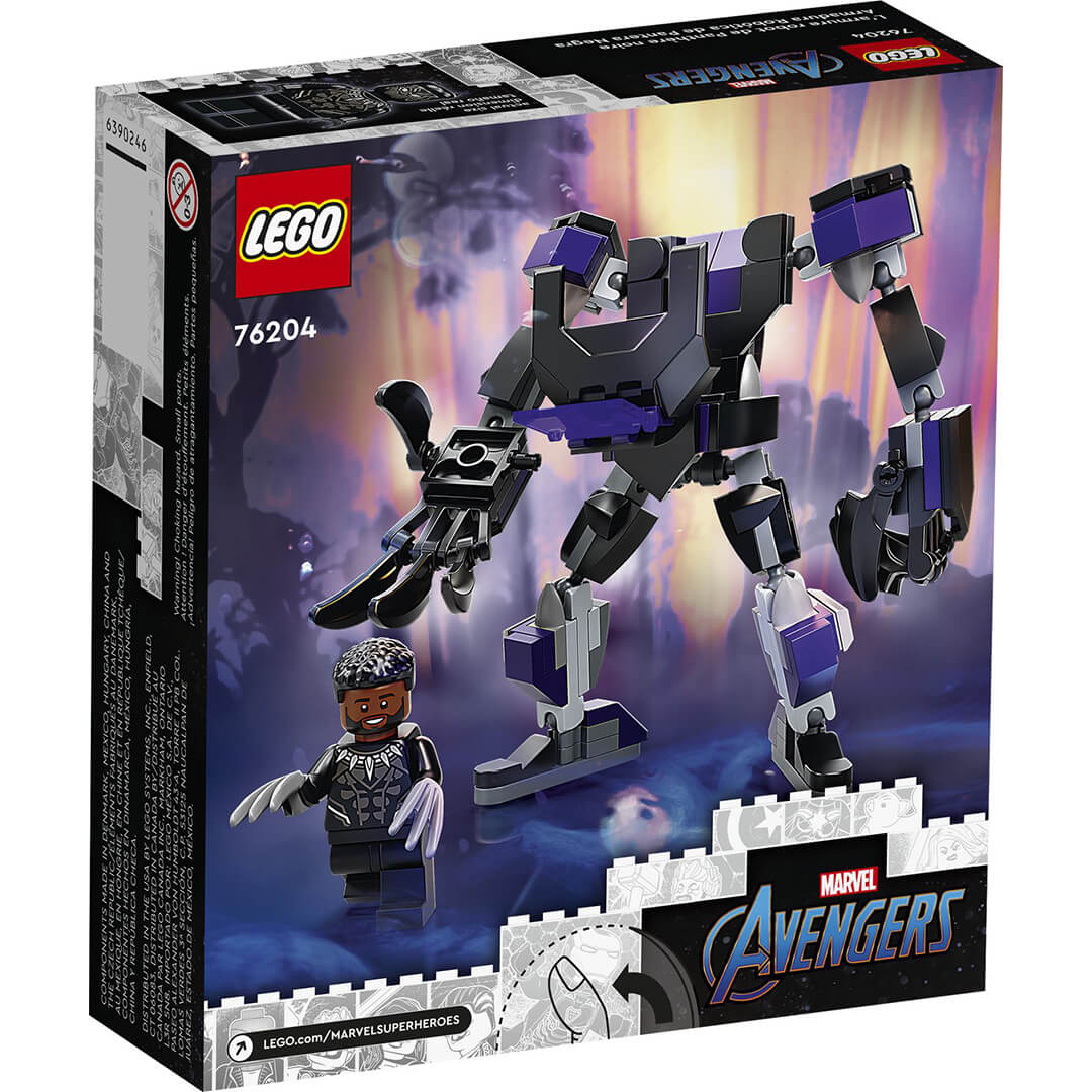 LEGO Marvel 76204 Mechaniczna zbroja Czarnej Pantery pudełko tył